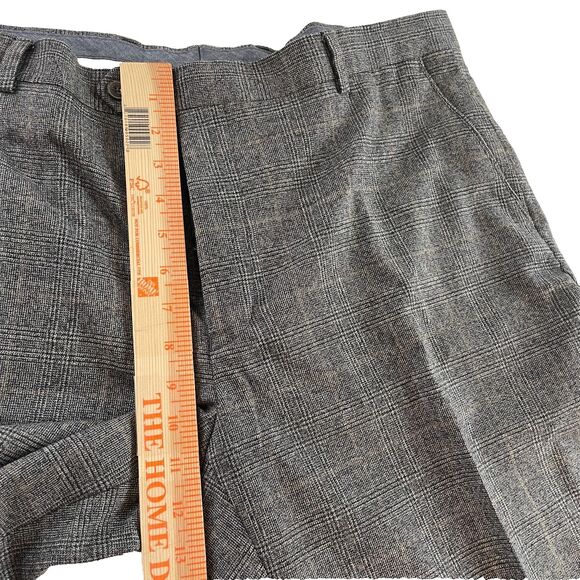 Jos. A. Bank 1905 Dress Pants Men's 38RX29 Gray Wool Blend Flat Front - Picture 10 of 10